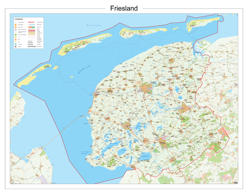 Kaart Van Nederland Friesland Vogels